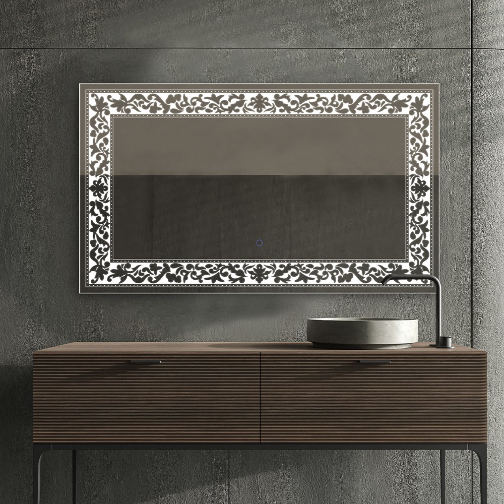 루비드 직접 조명 빅토리아 사각 전신 미용실 거울 LED 3가지색 변환 280,000원