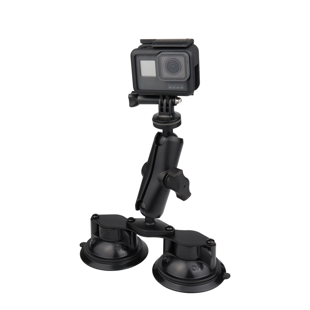 파라그랩 차량용 흡착형 듀얼 트위스트컵 카메라 거치대 47,200원