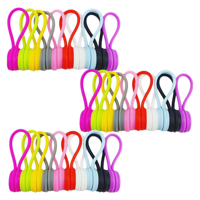 마다꾸미 실리콘 케이블타이 자석형 케이블 홀더 10종 x 3p 15,800원