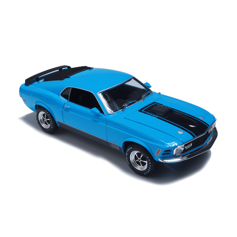 마이스토 1:18 1970 포드 머스탱 마하 1 다이캐스트 자동차모형 올드카, 블루, 1개 63,900원
