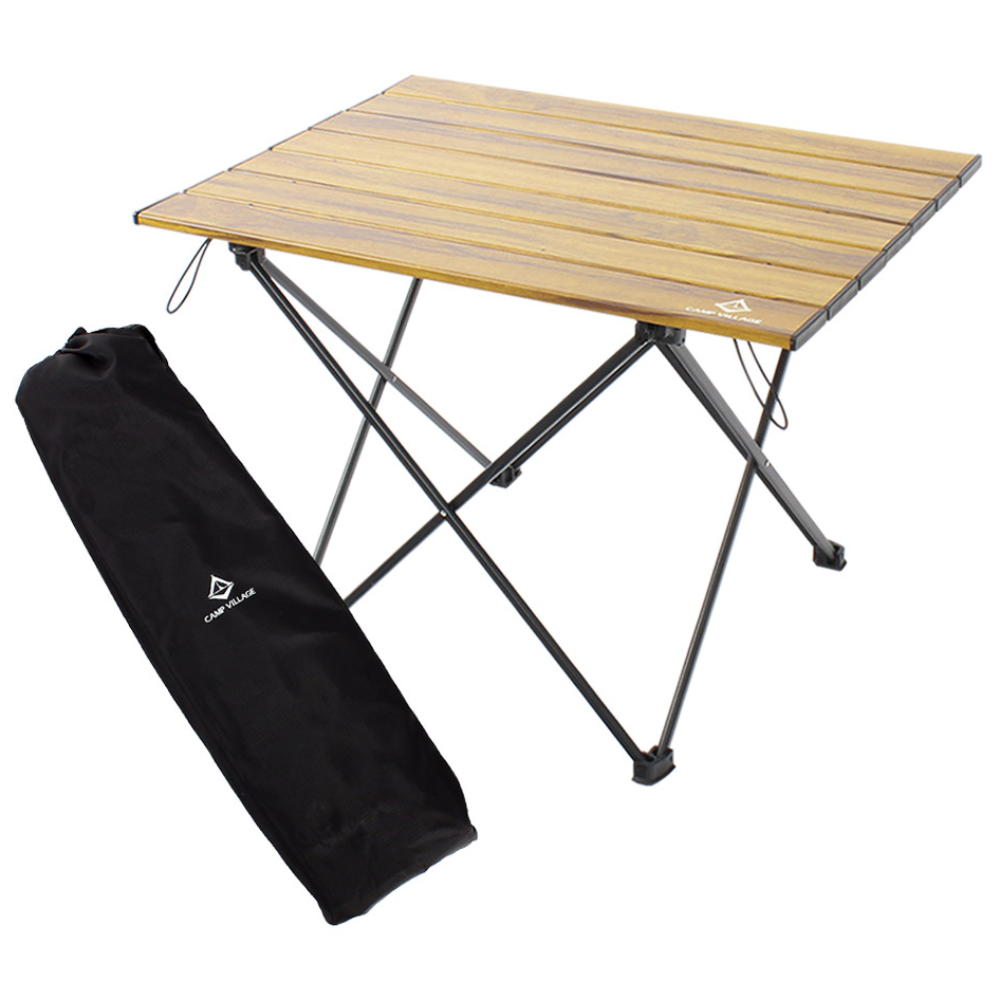캠핑 초경량 알루미늄 접이식 롤테이블, 우드 21,950원