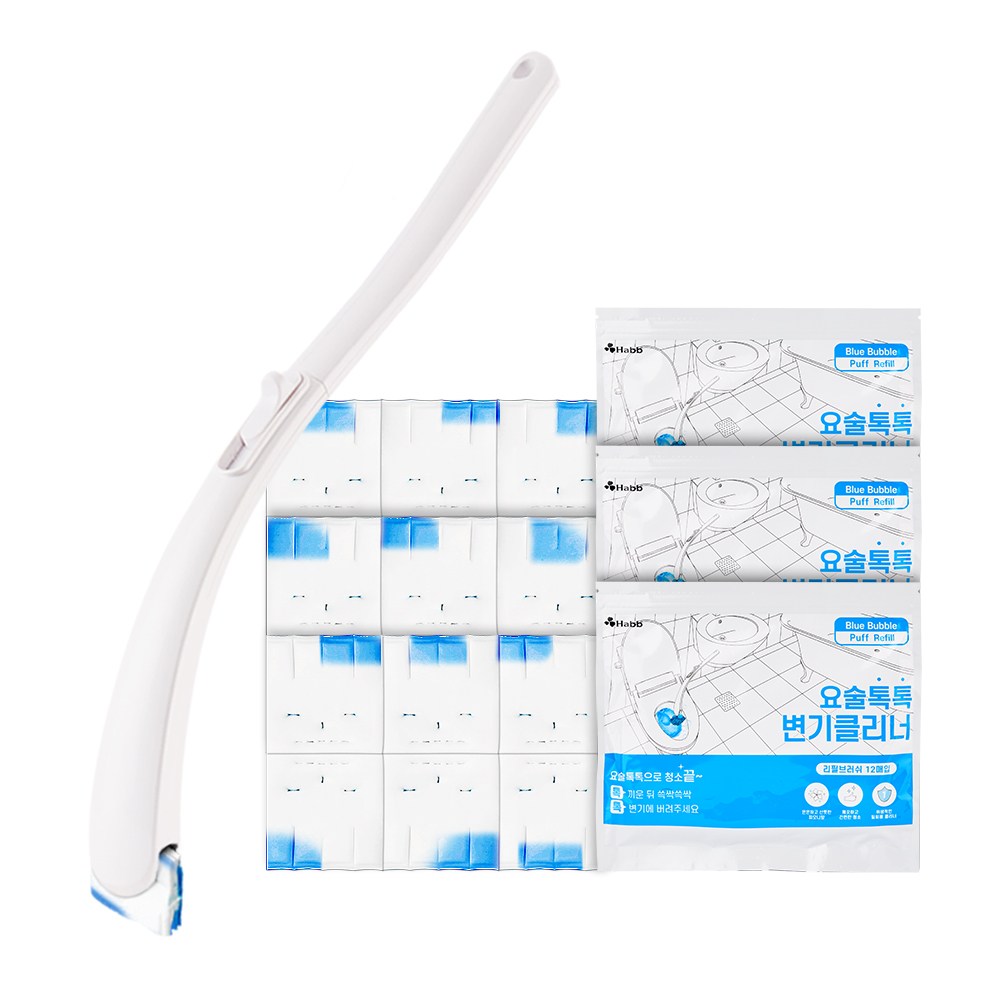 하비비 변기클리너 스틱 리필 요술톡톡 변기세정제 스틱1+리필36, 1개 15,800원