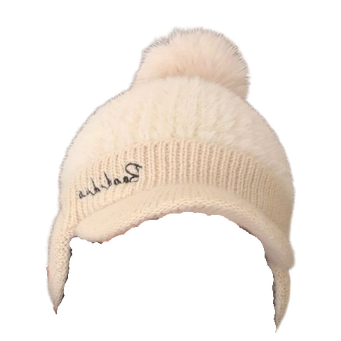 온리코 방한 니트 방울 귀달이 겨울 볼캡 모자 8,900원