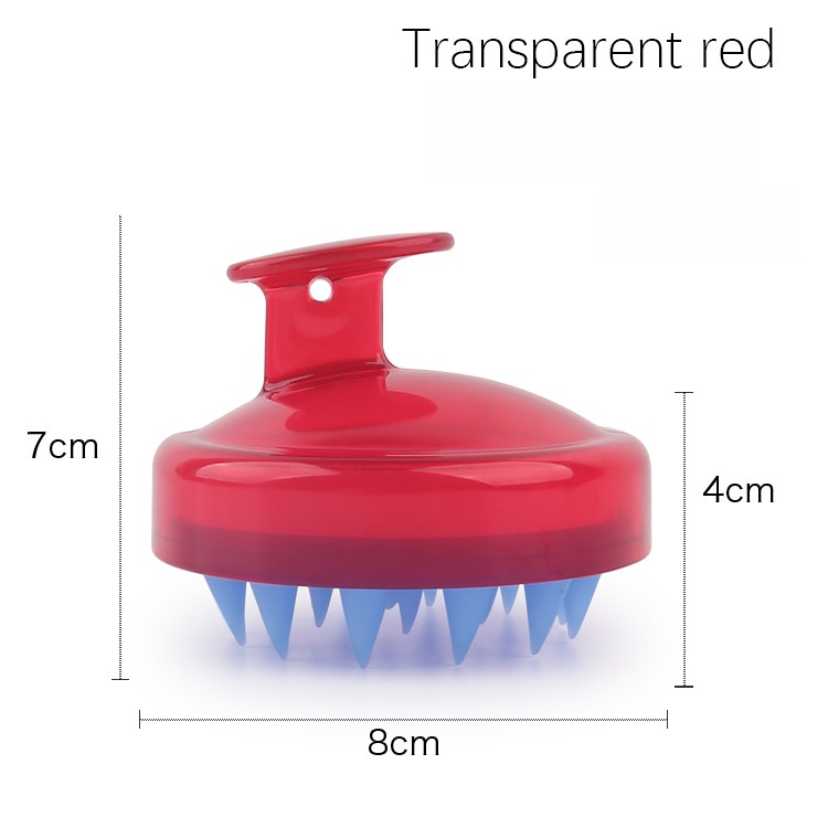 22GTP 샴푸 헤어 브러쉬 실리콘 스칼프 두피마사지브러쉬, 1개, 레드 4,200원