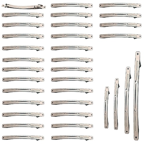 국내제작 30개) 얇은 슬림형 긴 자동핀 리본공예 머리핀 DIY 핸드메이드 자동핀 9,800원