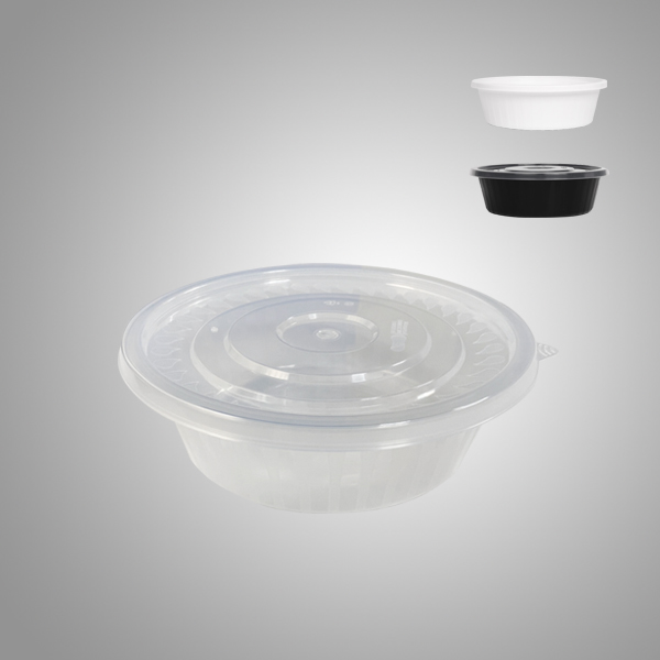 행복물류 사출용기 다회용기 195파이 탕용기 소(195 x H61mm) / 300set, 검정, 300세트 86,600원