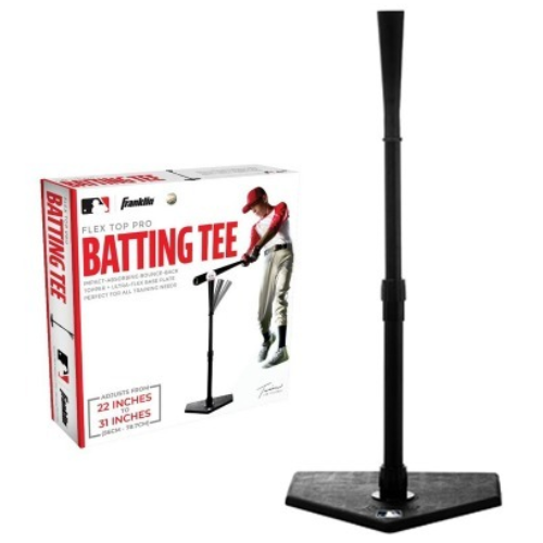 프랭클린 MLB 플렉스 탑 프로 배팅티 24953, 블랙, 1개 52,800원