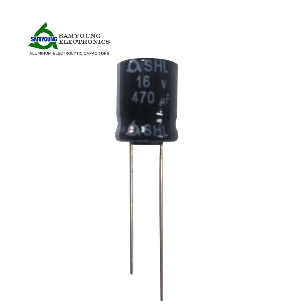 삼영콘덴서 16V 470UF SHL 85℃ 전해콘덴서 SAMYOUNG 400원