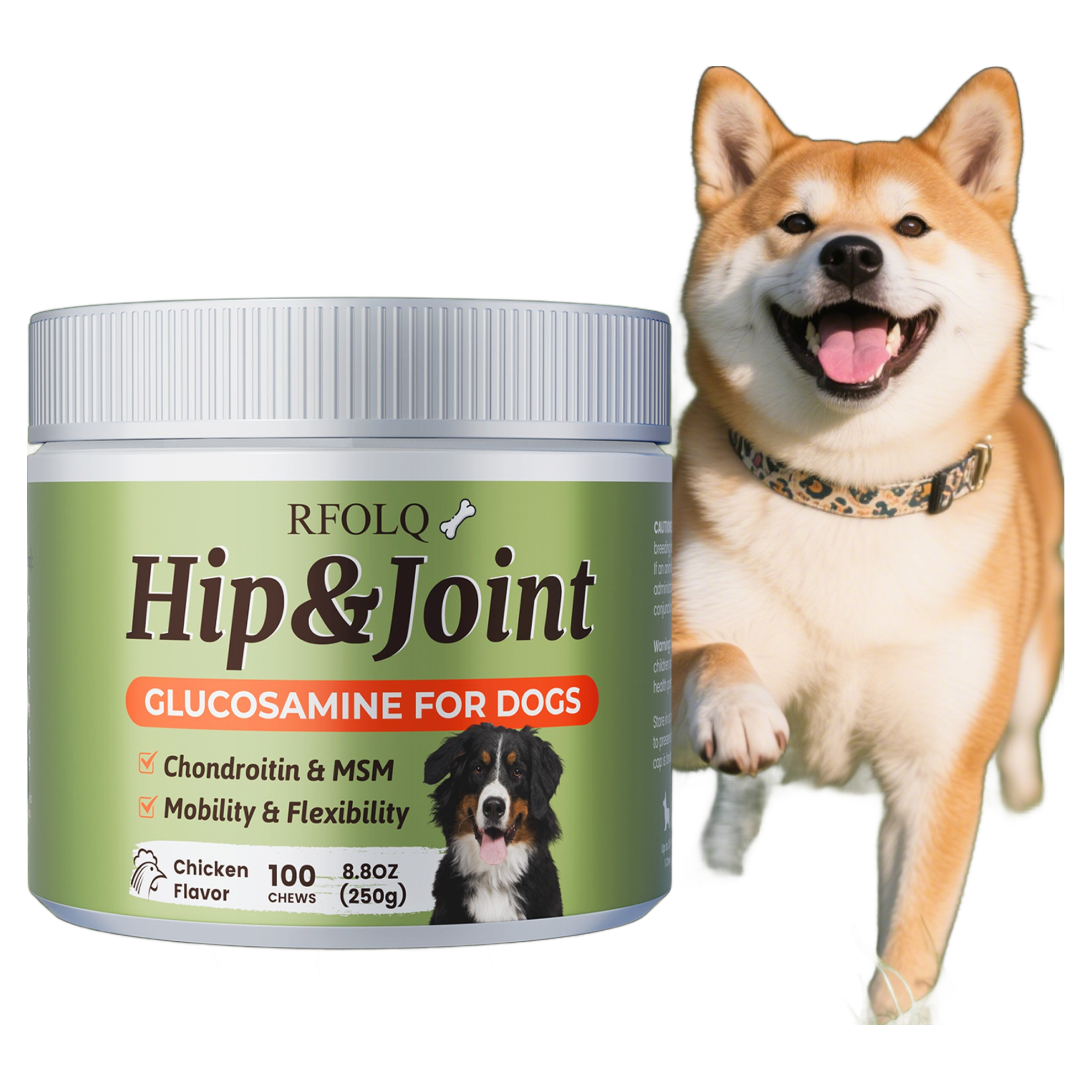 글루코사민 콘드로이틴, MSM, 강아지용 고관절 및 관절 보충제, 유기농 강황 소프트 츄, 건강한 관절 기능 지원 및 통증 완화에 도움 70,690원