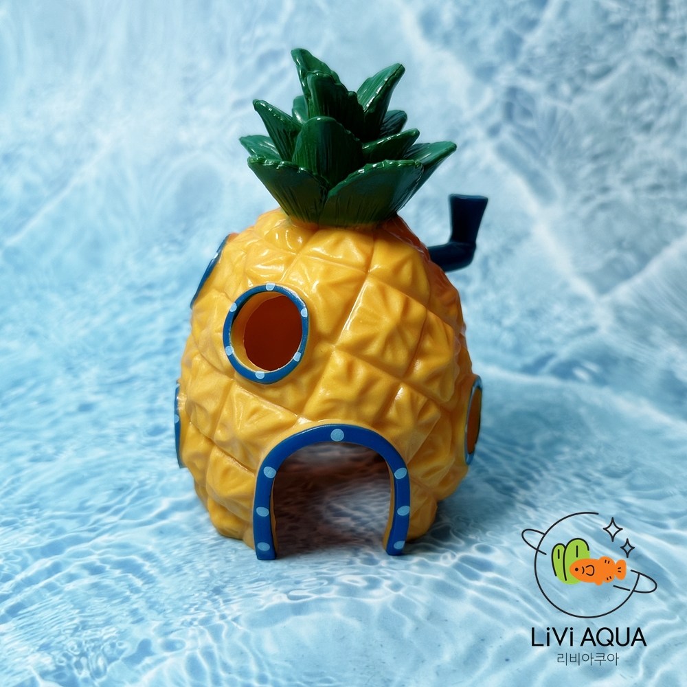 스펀지밥 어항꾸미기 세트 베타 구피 새우 물고기 은신처 스폰지밥 어항장식 5,800원