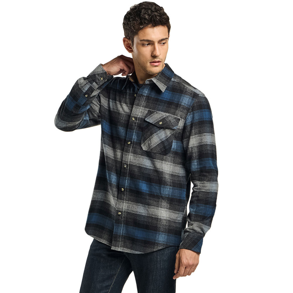 CQR 플란넬 순면 체크 남방 아웃도어 셔츠 CQ-HOF110 24,800원