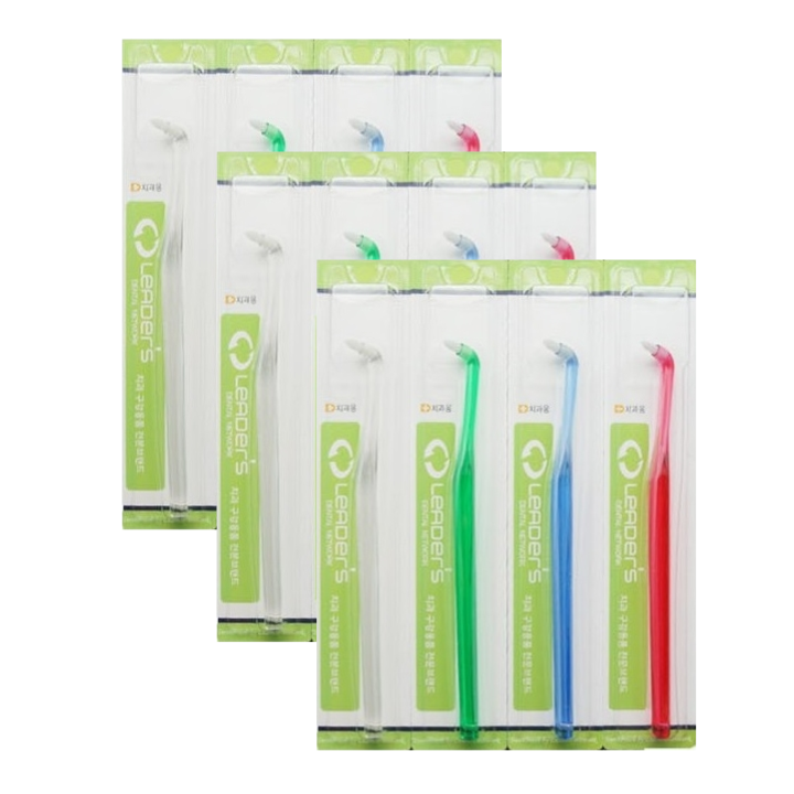 리더스 치과칫솔 엔드 터프트 슬림모 미세모 첨단칫솔 어금니칫솔, 1개, 12개입 27,000원