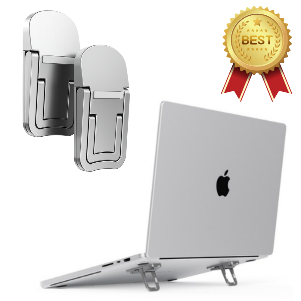 더벨류 슬림형 각도조절 접이식 노트북 거치대, 2개, 실버 7,700원
