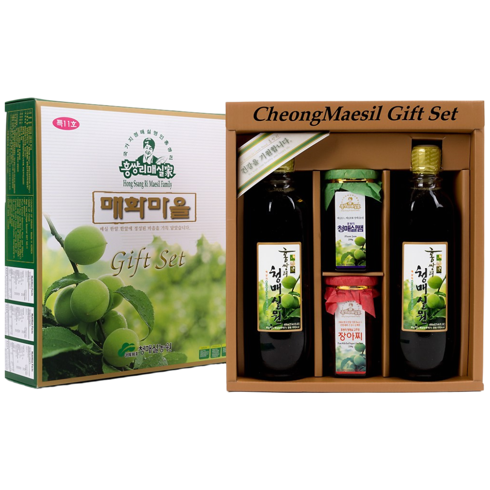 홍쌍리 매실청 선물세트 특11호 ( 600ml x 2병+고추장장아찌+매실쨈), 600ml, 1세트 54,900원