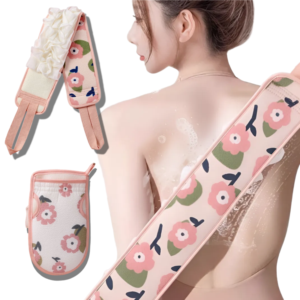 브리본 각질제로 등 샤워타올, 1세트, 1개입, 핑크 9,100원