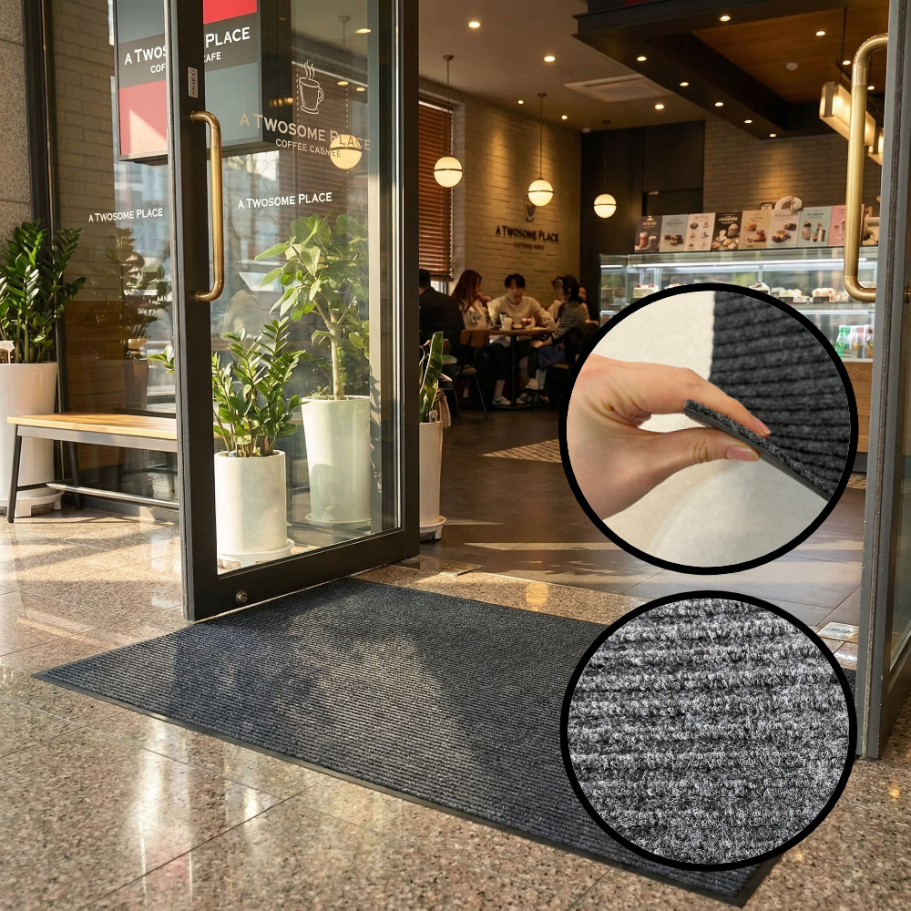 LINE매트 카페트형 현관 발매트 바닥 미끄럼방지 rain 110,000원