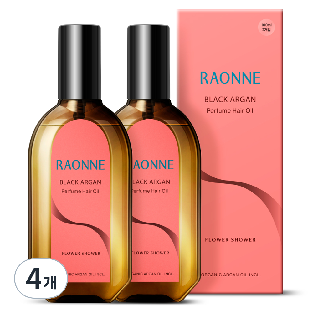 라온느 블랙 아르간 퍼퓸 헤어오일 에센스 플라워 샤워 25,720원