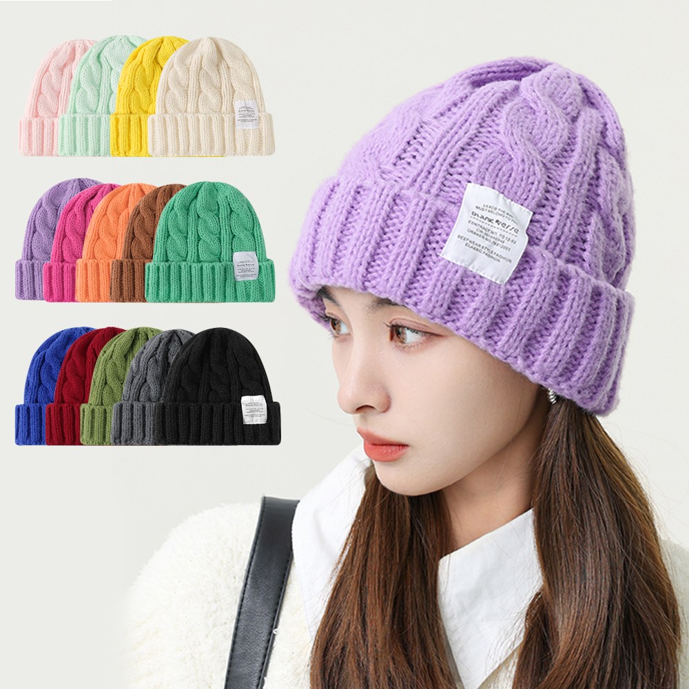 아띠꼴로 여성 니트 겨울 방한 꽈배기 비니 예쁜 털모자 4,300원