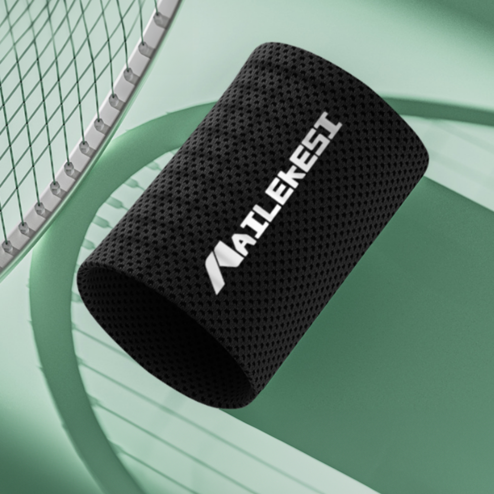 무브나인 운동 손목밴드 달리기 땀흡수 타월, 블랙, 2개 7,800원