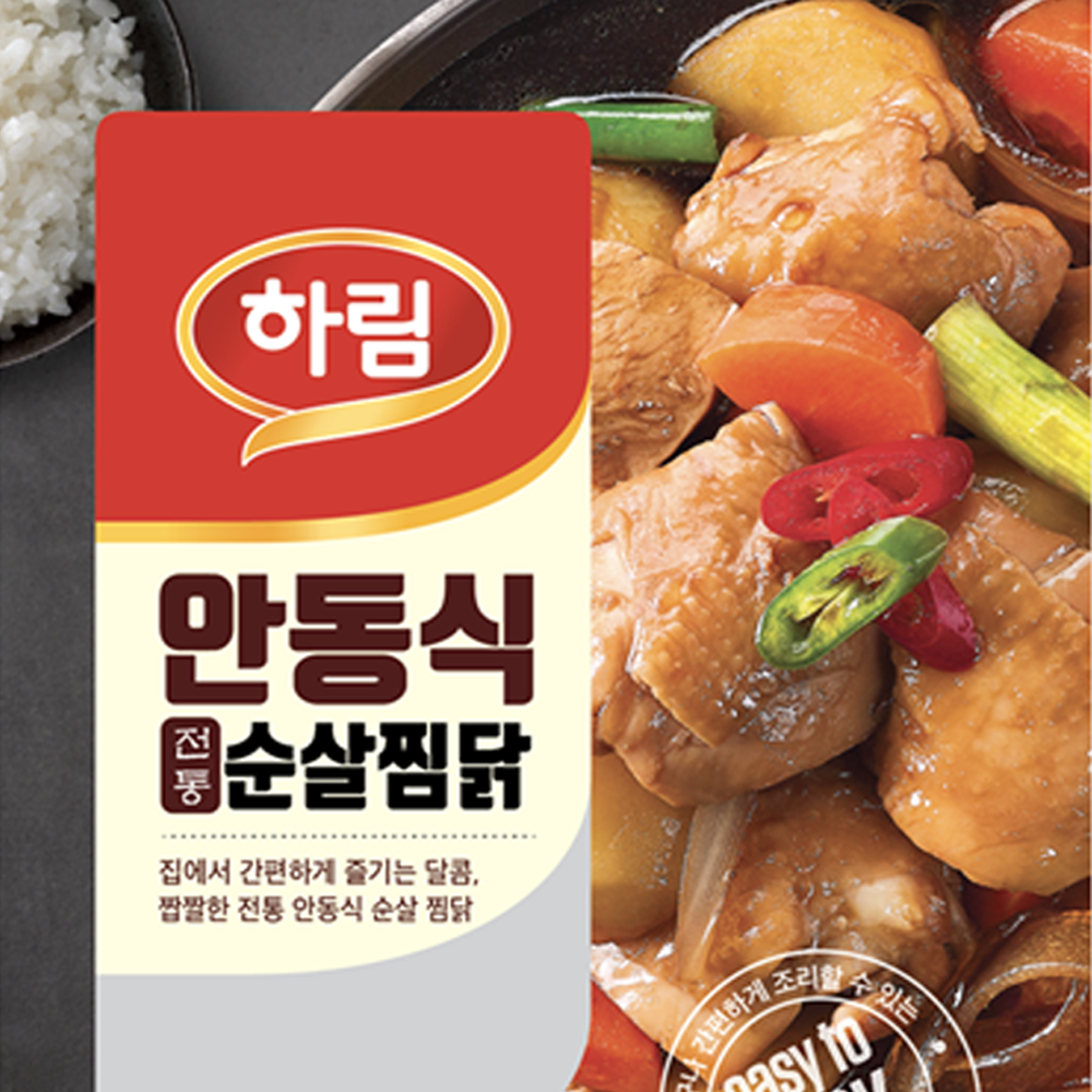 하림-안동식 전통 순살찜닭300g, 300g, 4개 24,900원
