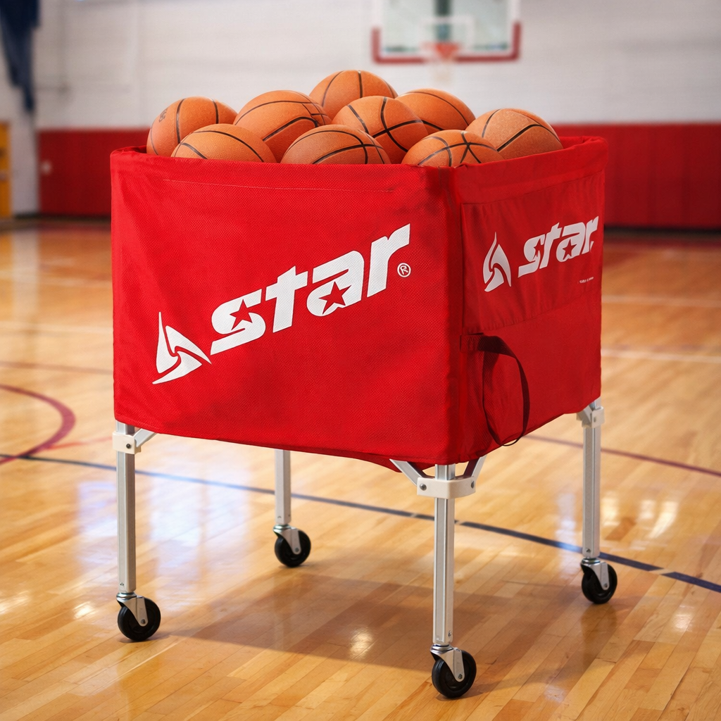 장군스포츠 스타 멀티 사각 볼망 볼카트, 레드, 1개 210,000원