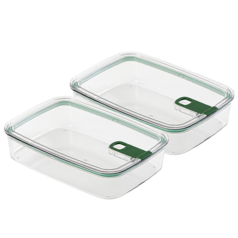 비엘락 올투명 원터치 에코젠 밀폐용기 그린 1400ml 28,300원