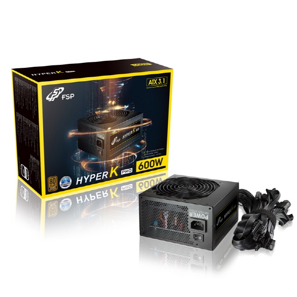 [FSP] HYPER K PRO 600W Bronze EU ATX3.1 (ATX/600W) [블랙] 64,000원