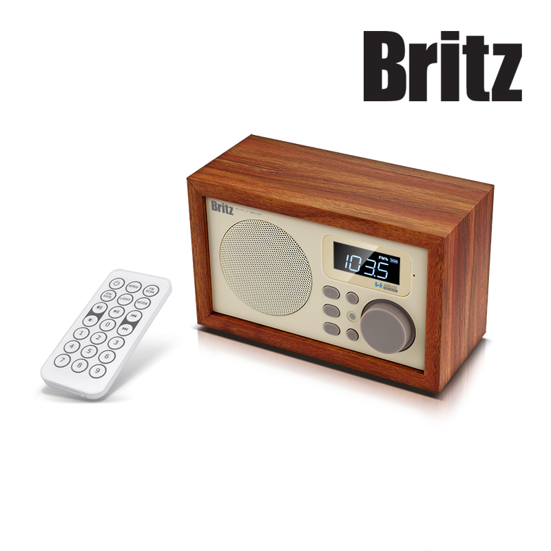 Britz 브리츠 BA-C1 PLUS 휴대용 알람 라디오 레트로 스타일 정품 블루투스 스피커 62,900원