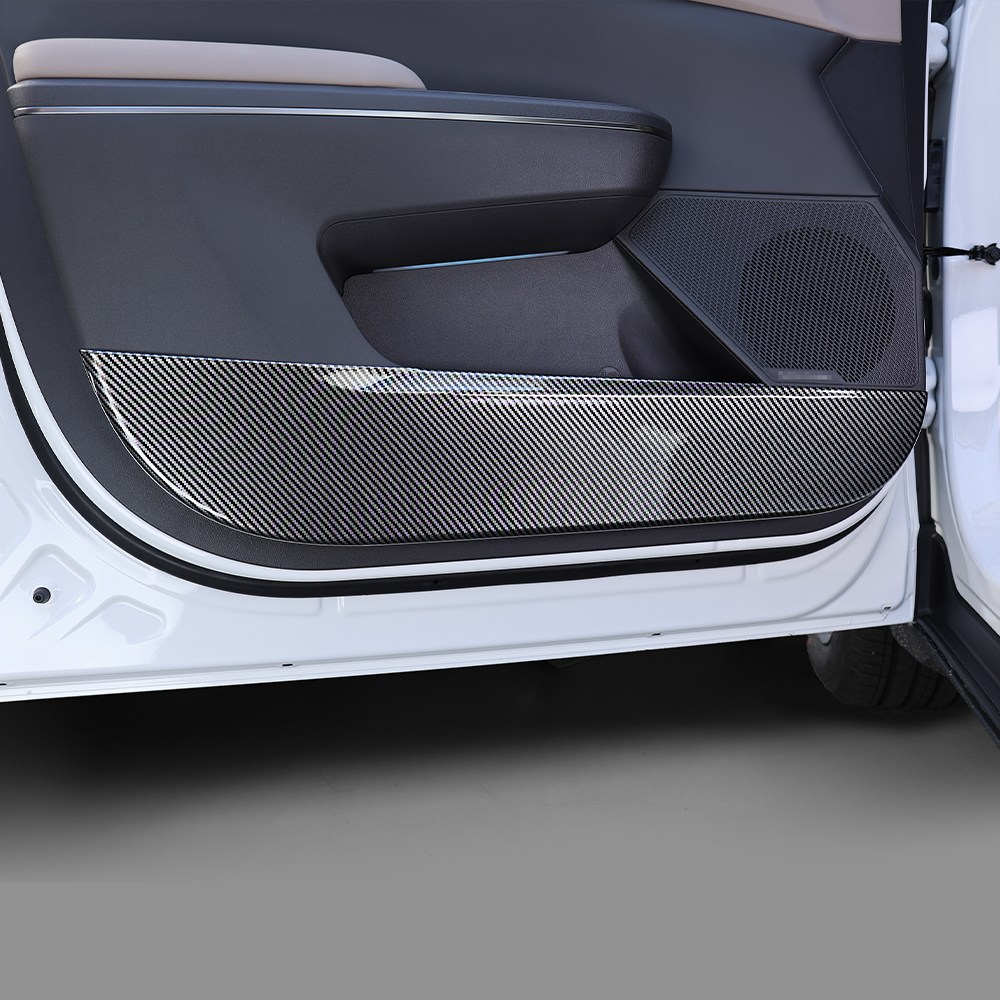 유투카 호환 EV5 도어커버 튜닝 용품 카본 몰딩 실내 기스방지 커버, 1열 [유광카본 2P], 기타 54,500원