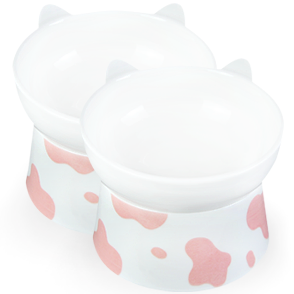 모나지오 반려동물 멍냥얼룩이 도자기 식기 2p 세트 14,800원