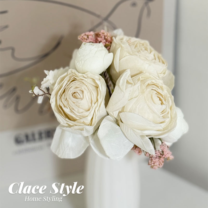 클레이스 프리미엄 조화 라넌큘러스, 화이트, 1개 14,600원