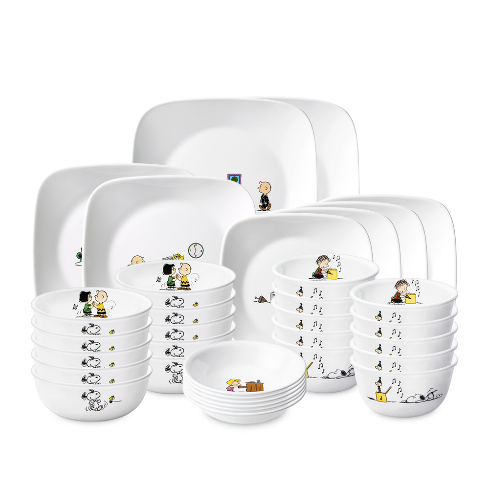 코렐 스누피더홈 한국형 10인 34P 사각 홈세트 378,700원