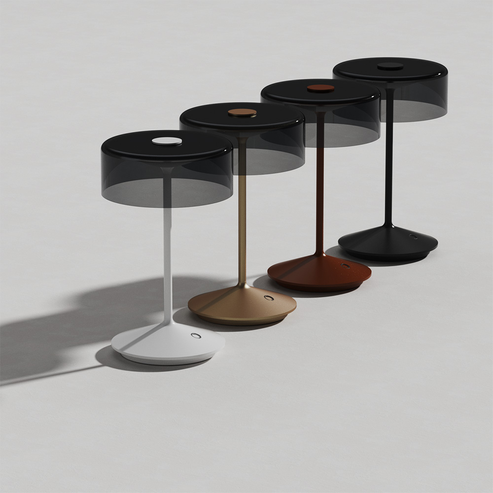 UBIQUA CRYSTAL 유비콰 무드등 인테리어 조명 LED 충전식 포터블 테이블 램프 디밍, 시그널블랙 332102 247,000원