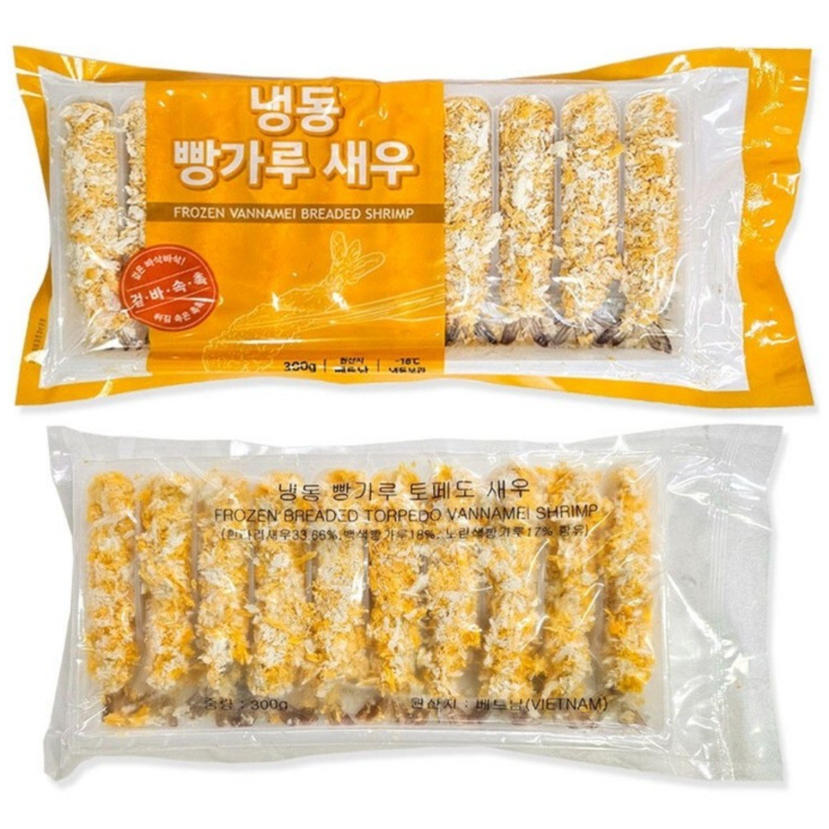 [씨기프트]냉동 빵가루 새우 900g(30g x 30미) 왕새우튀김 도매 업소용, 300g, 3개 14,900원