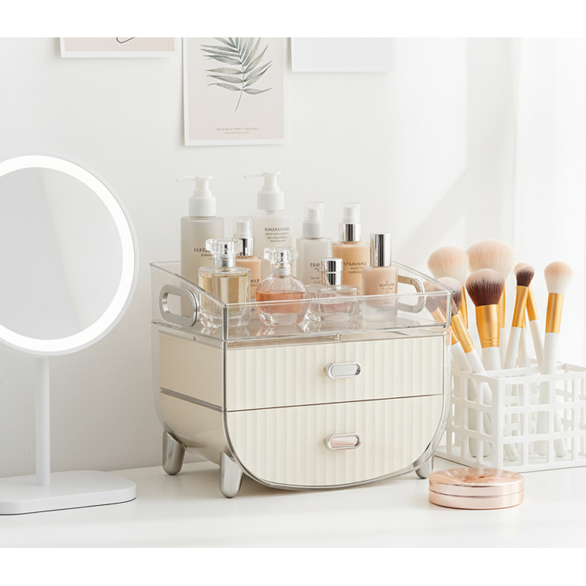 화장대정리 오픈형 화장품 보관함 투명 아크릴, 1개, 투명 29,900원