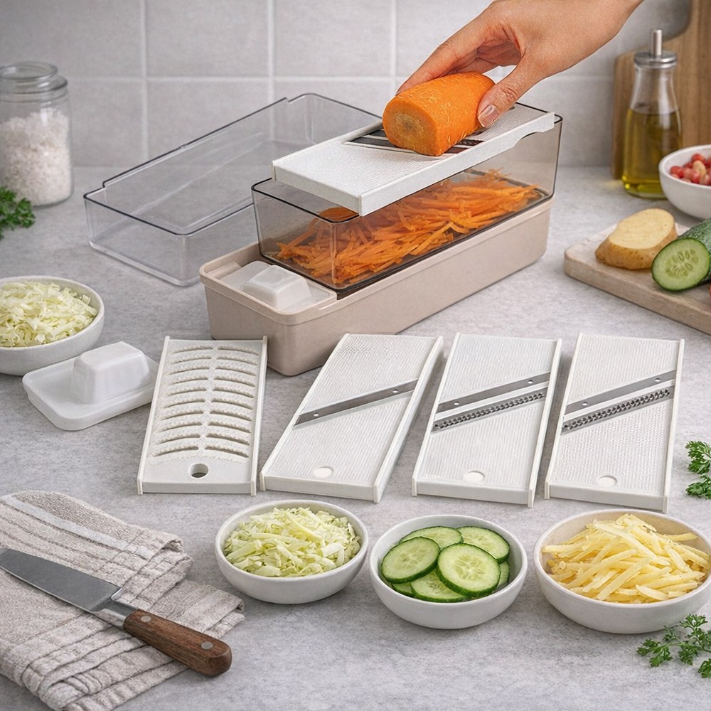 일본 카이 만능채칼 채썰기 슬라이스 강판 양배추 4종 세트 31,600원