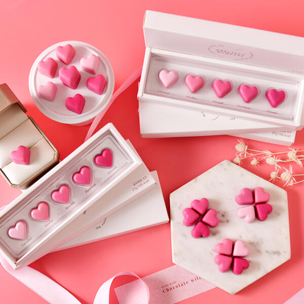 아트박스/상상앤드 디유 화이트데이 수제 초콜릿 선물 로지하트 5구, 27g, 1개 17,800원