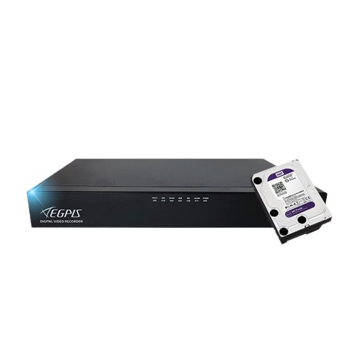 이지피스 고화질 500만 화소WQHDVR 5016H 265 16채널 녹화기+2TB HDD 1,100,000원