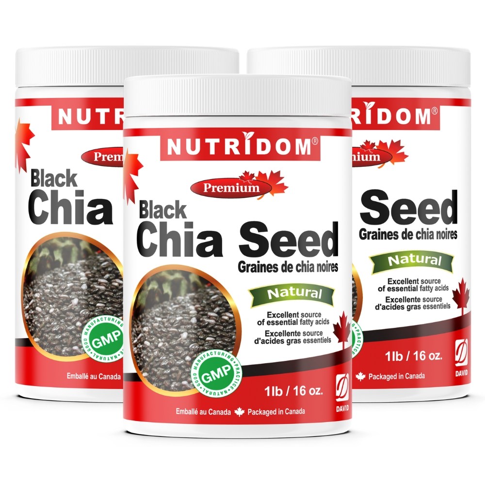 뉴트리돔 캐나다 유기농 블랙 치아씨드 453g Organic Black Chia Seed 1LB, 3개 51,300원
