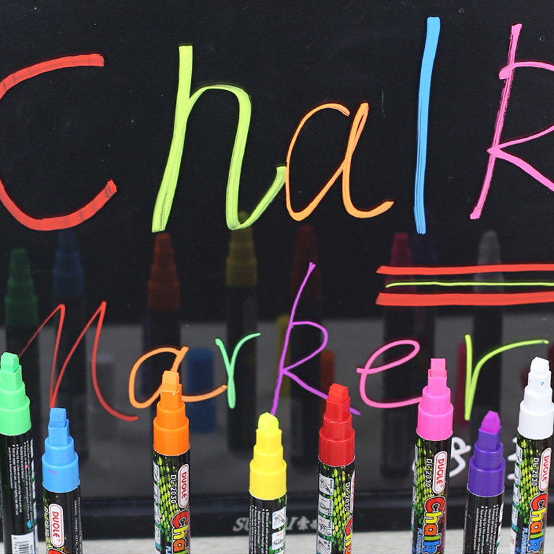 미니플 쵸크 블랙보드 마카펜 세트, 8개입 원형팁 14,800원