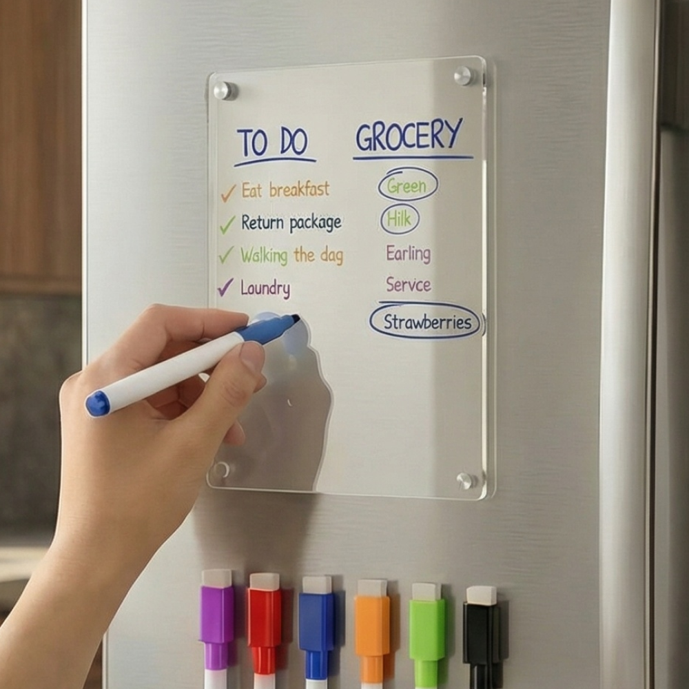 쿠말 냉장고 메모 자석 화이트보드 투명, 아크릴 9,130원