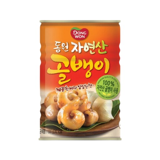 동원 자연산골뱅이 300g (24캔) 무료배송, 단품 153,300원