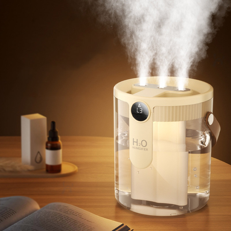 DS 가정용 대용량 가습기 삼분무구 무선 USB 충전 무드등 무소음 디지털 디스플레이 14,900원