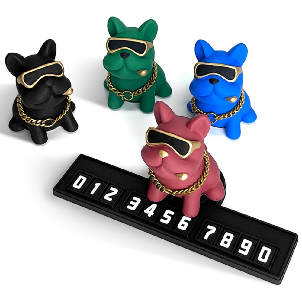 카엔 불독(피규어) 논슬립주차번호판 (피규어), 1개, 블랙 느와르 11,870원