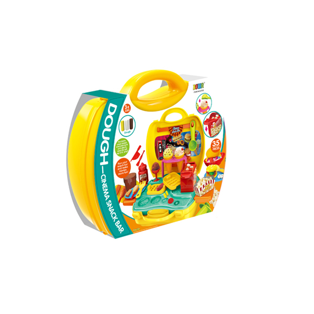 보와 시네마 스낵 팝콘 햄버거 아이스크림 유아용 칼라클레이 35종 세트 to8730, 혼합색상, 1개 10,900원