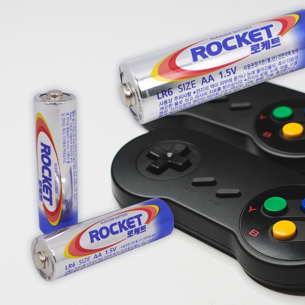 건전지 로케트AA 1.5V (2개씩 20개) 40개입, 2세트, 40개입 34,100원