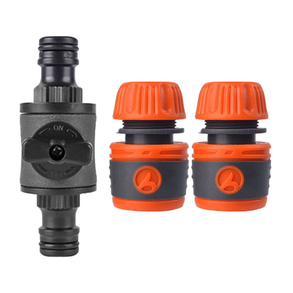 길그리 호스 중간 밸브 호수 연결 커넥터+원터치 어댑터(12-16mm) 3종세트 4,770원