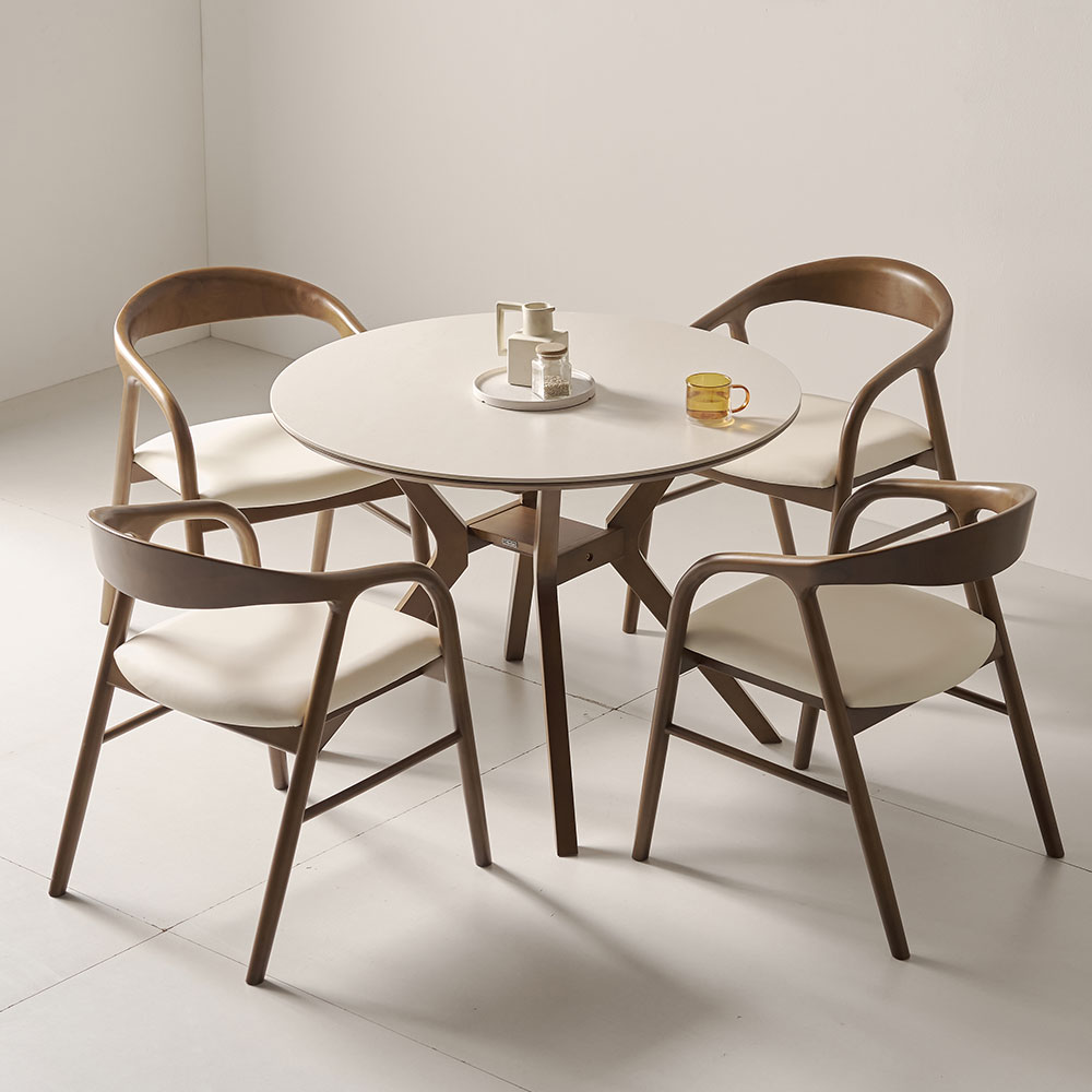 세릴 1000 포세린 세라믹 원형 2인용 식탁 IKCR01 906,000원