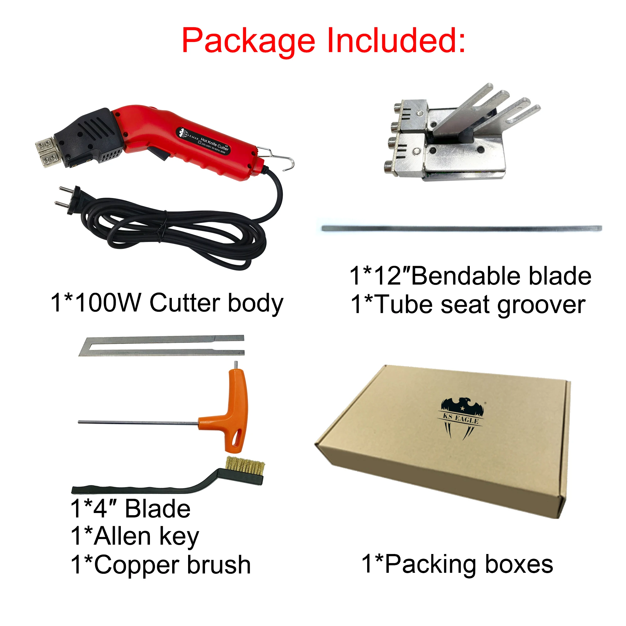 폼커터 나이프 전기 핫 열 휴대용 250W 블레이드 및 액세서리가 있는 절단 도구 224,960원