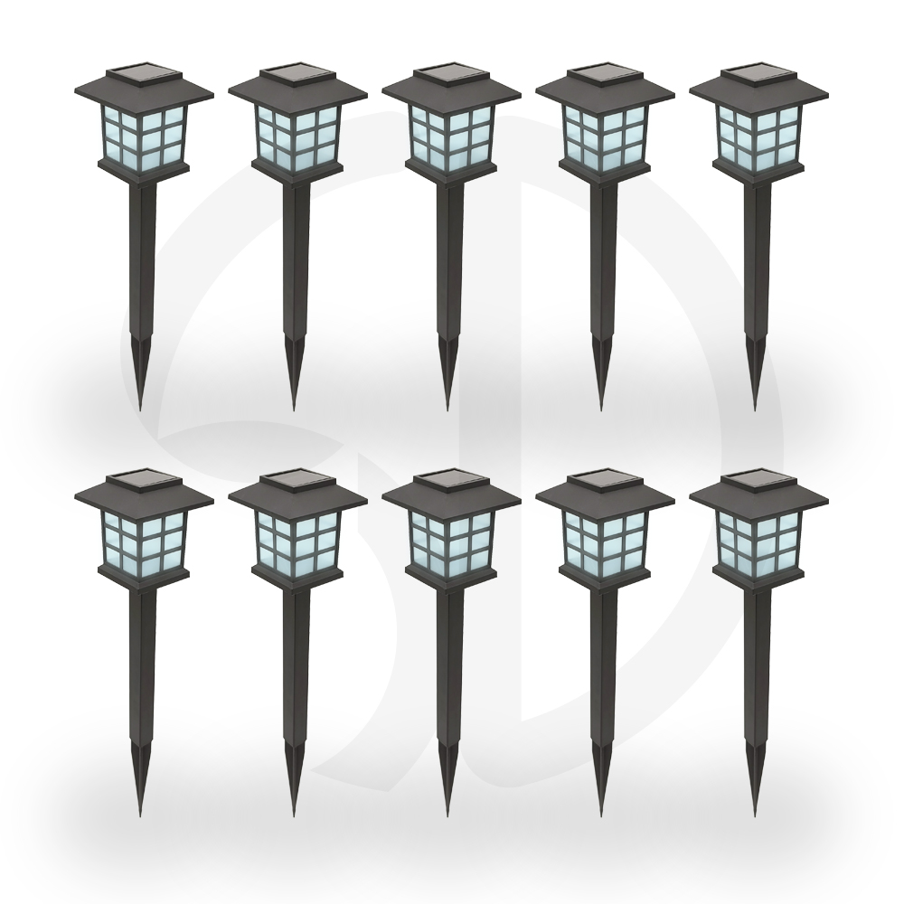 솔까든 태양광등 미니격자등 태양열 정원등 10개입, 흰빛10개 23,600원